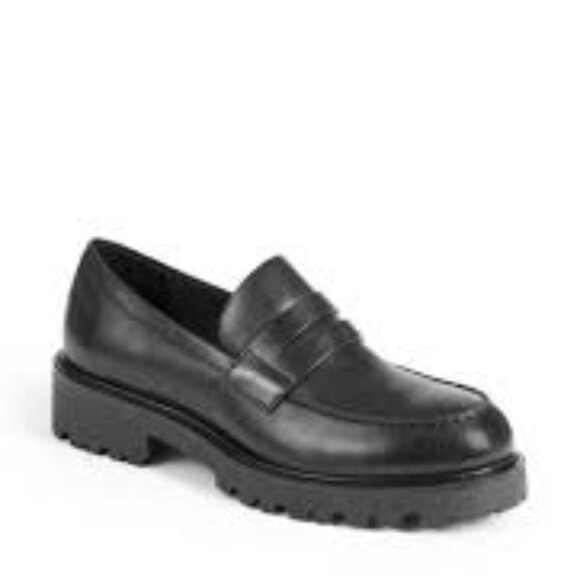Black Leather Loafers - Picture 2 of 6